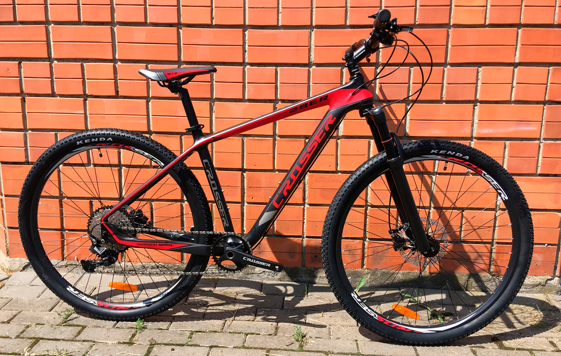 Велосипед Crosser Genesis 29" 2021, размер М, Черно-красный